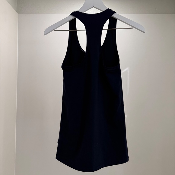 Athleta Shanti Powervita Raceback Tank in Navy Size XS like new - Picture 2 of 9
